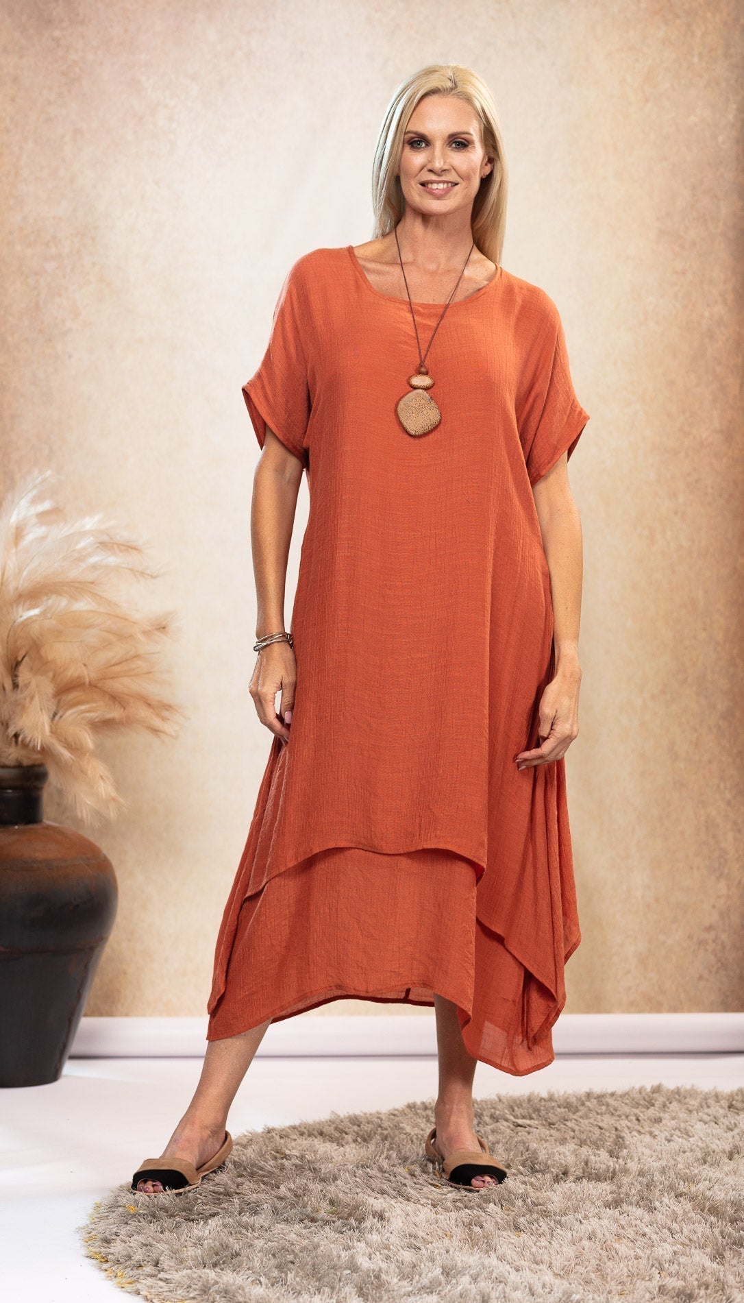 Camille | Brigitte Relaxed Maxi Dress