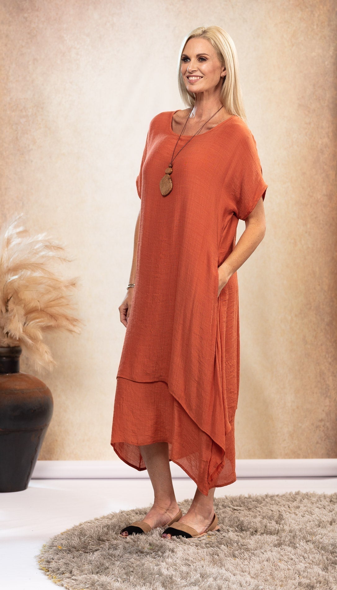 Camille | Brigitte Relaxed Maxi Dress