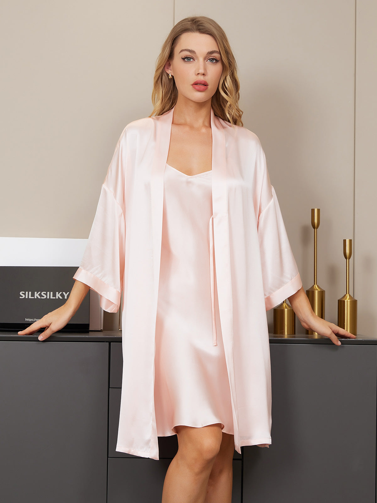 Bianca | Luxe Kimono Robe