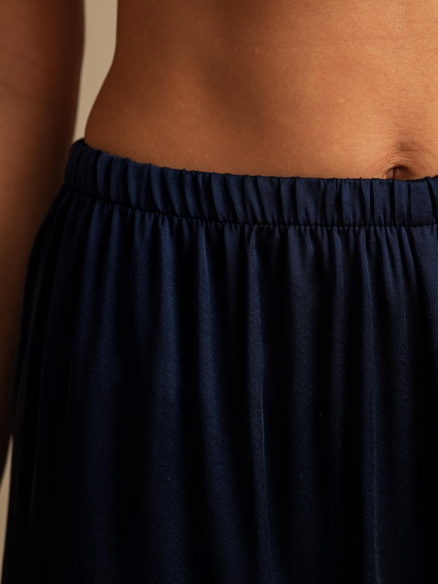Clare | Wide-Leg Silk Trousers