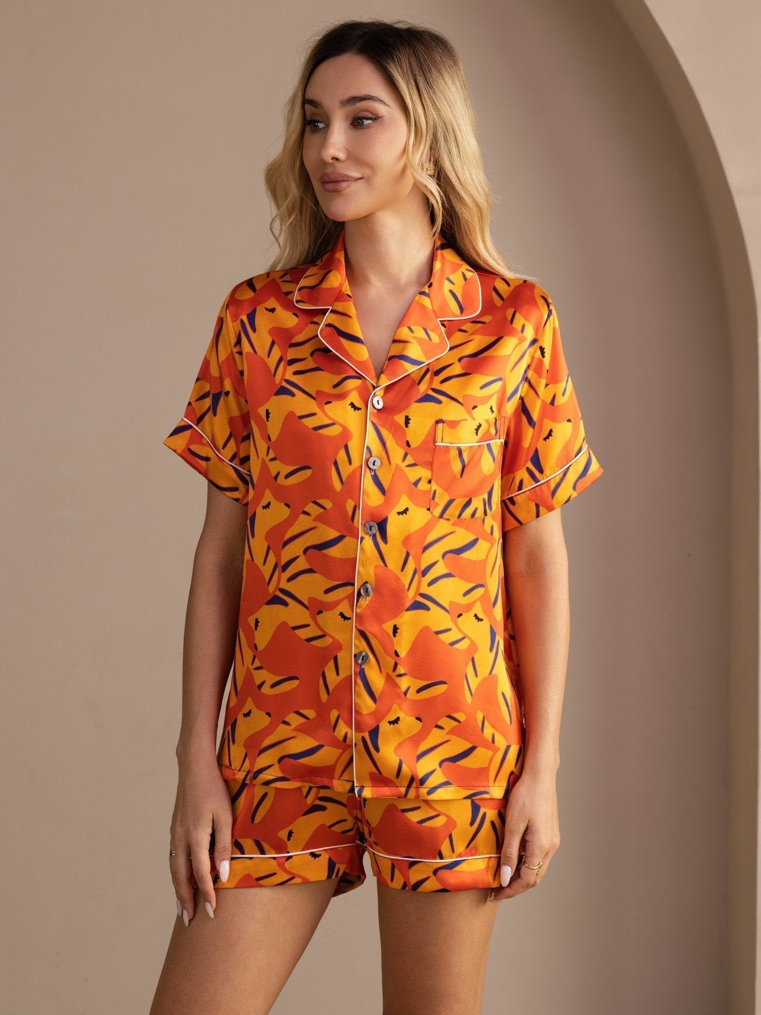 Abigail | Printed Pyjama Set