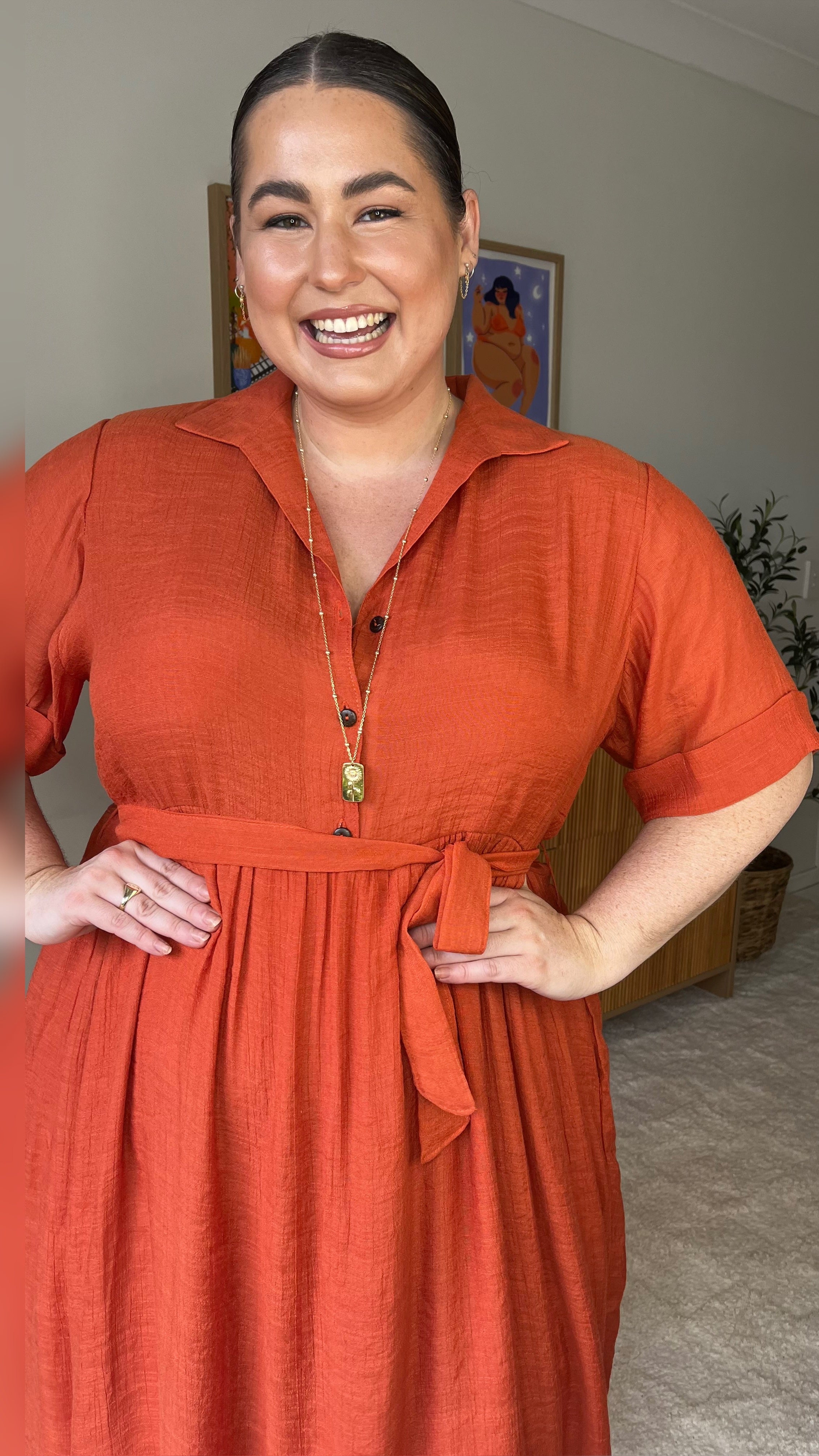 Olive | Peggy Sue Rust Dress