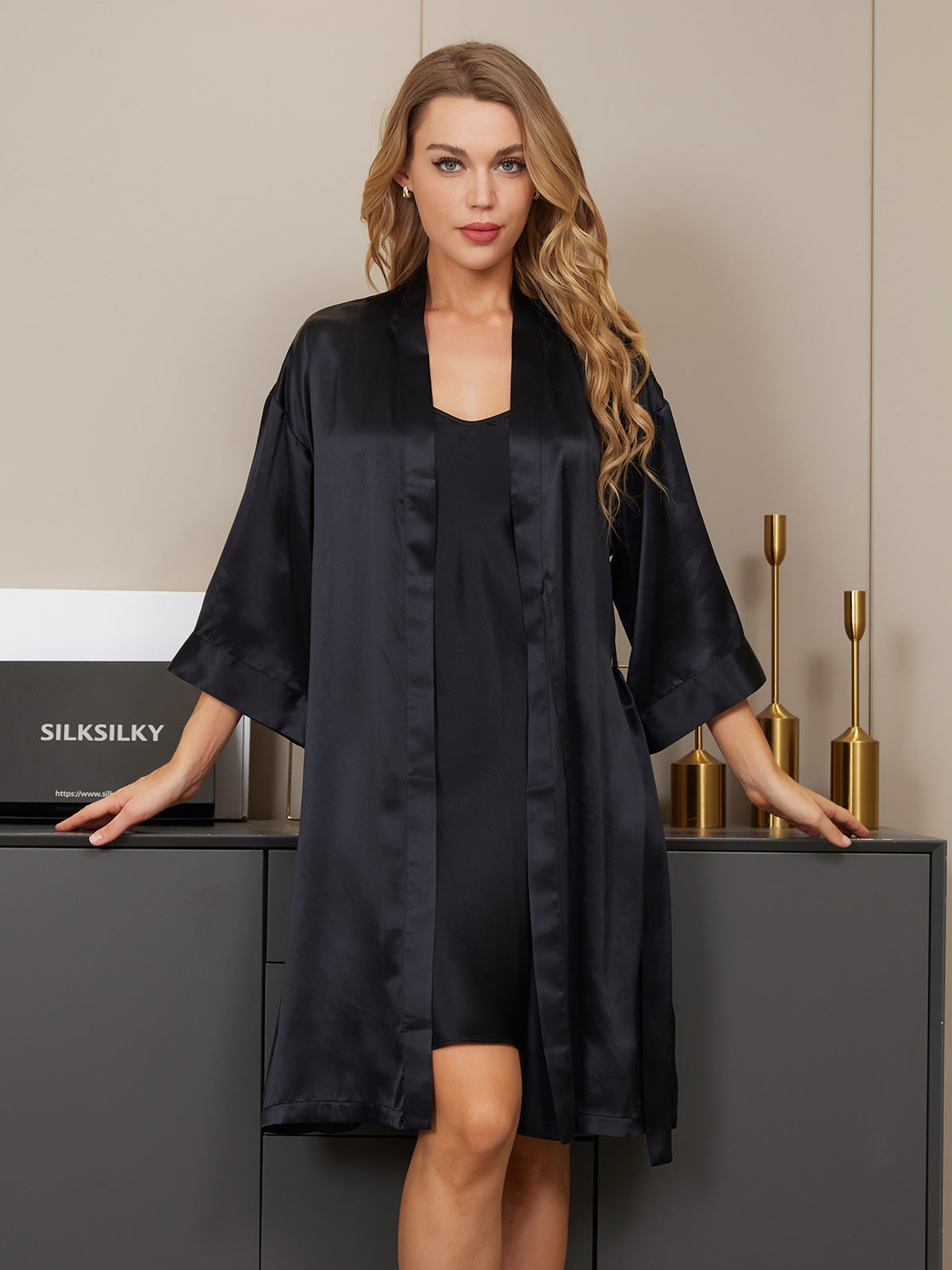 Bianca | Luxe Kimono Robe