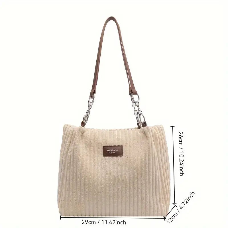 Orna | Corduroy Tote Bag