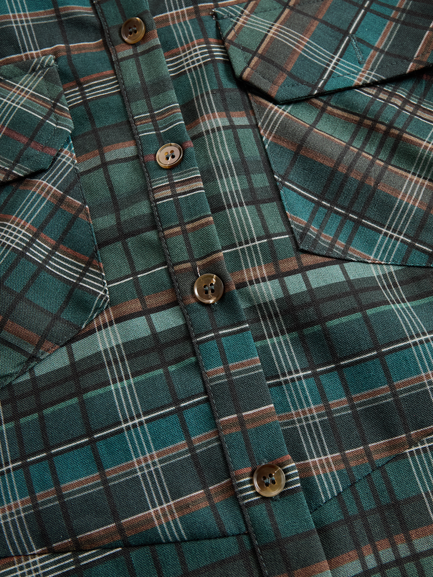 Holly | Plaid Lapel Single-Breasted Shirt
