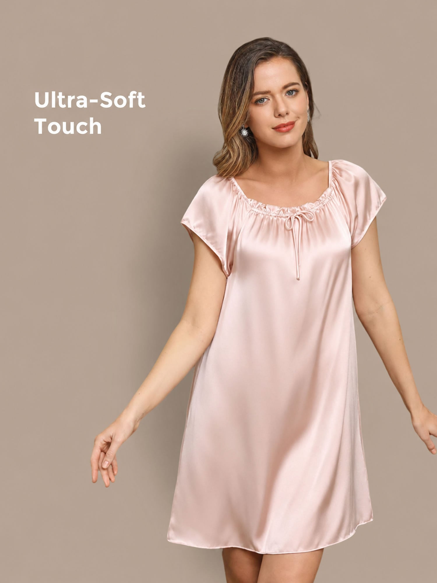 Bonnie | Refined Silk Nightgown