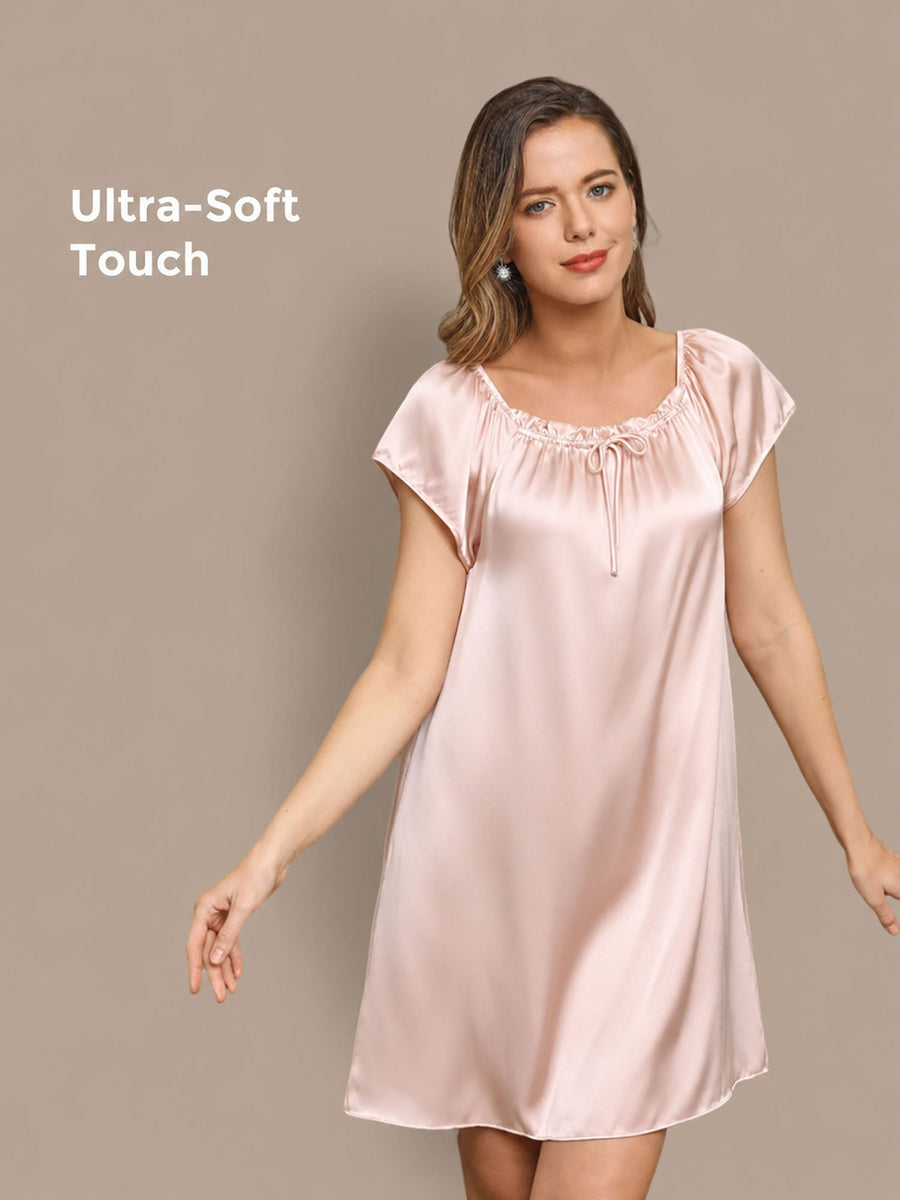 Bonnie | Refined Silk Nightgown