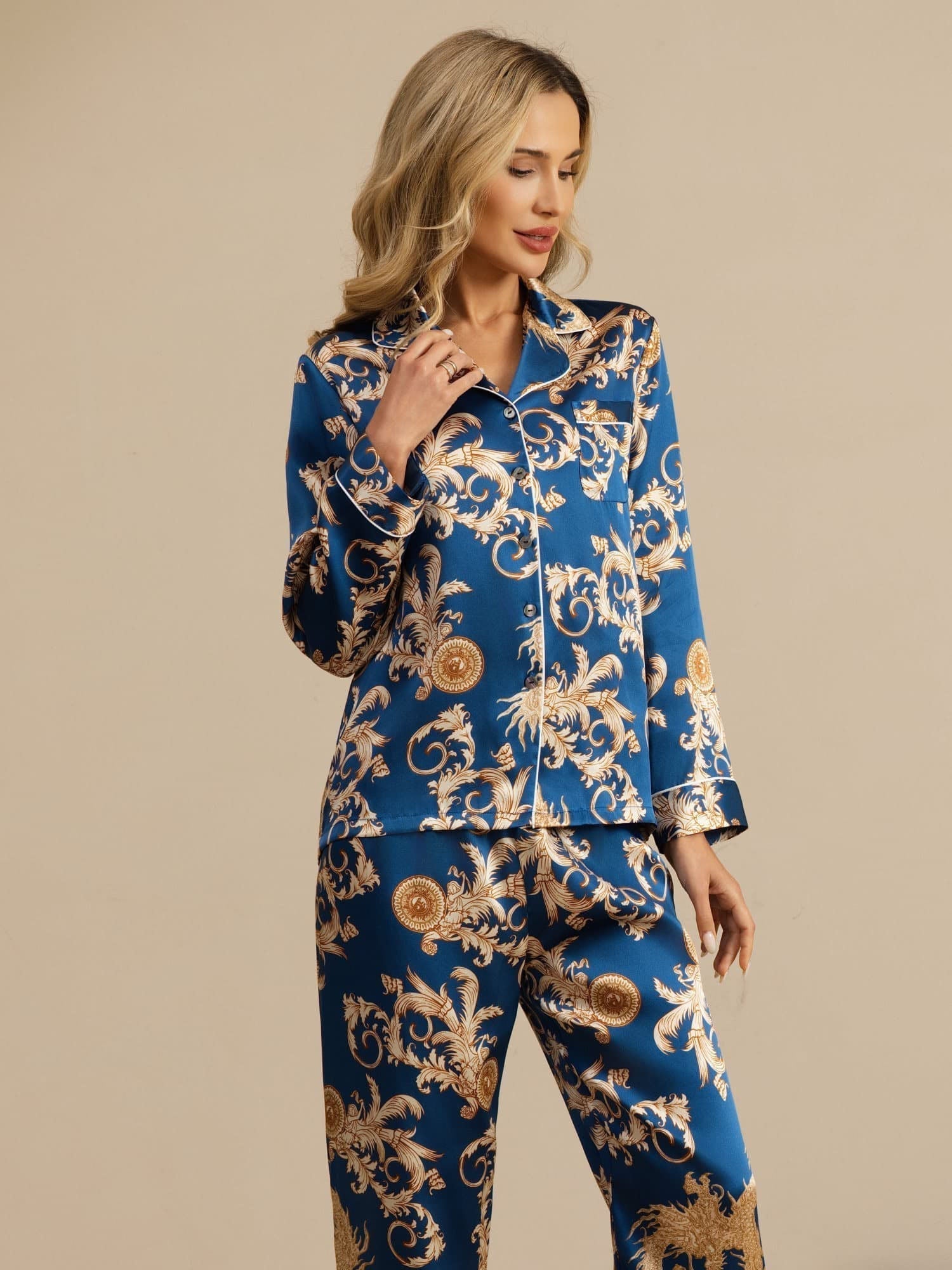 Ivy | Geometric Pyjama Set