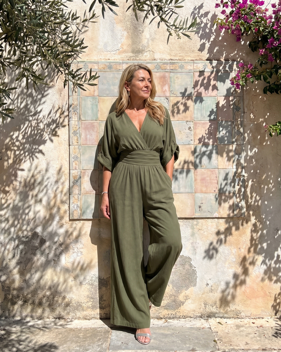 EMENE | Relaxed Wide-Leg Jumpsuit
