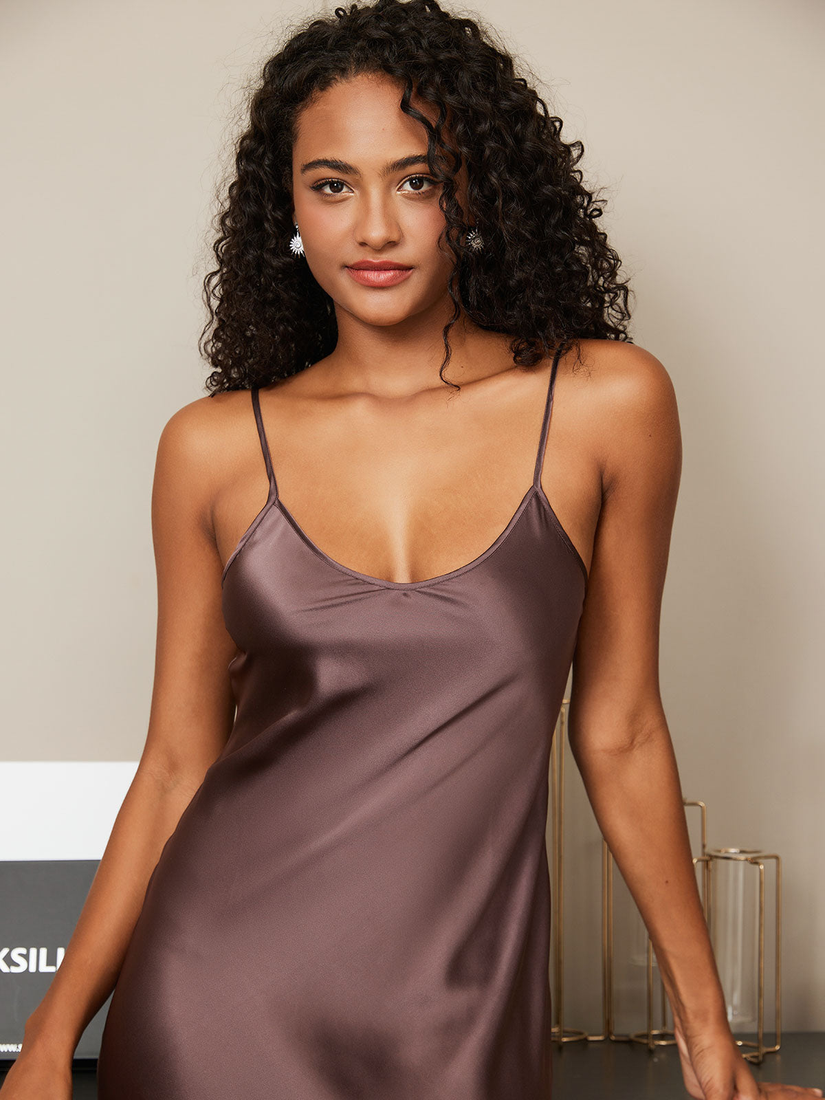 Andrea | Long Silk Nightgown