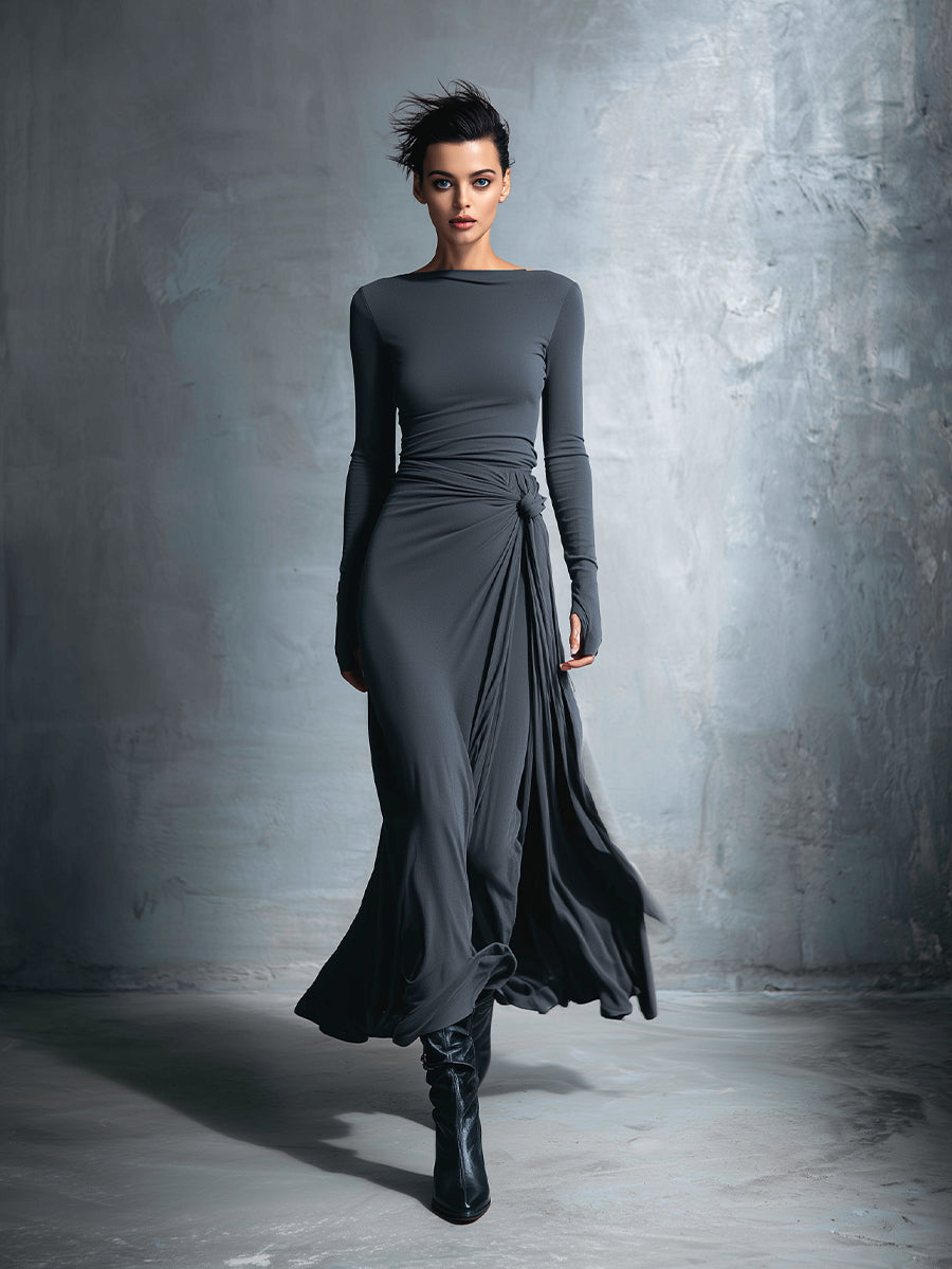 Layla | Gray Exquisite Stretch Blended