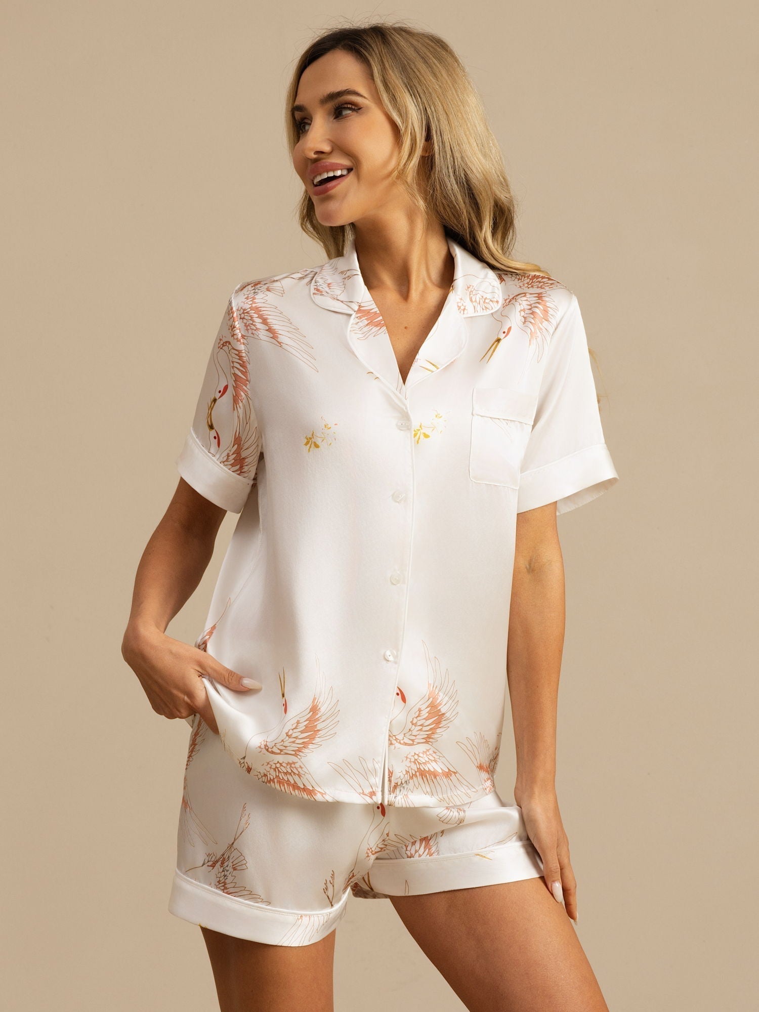 Heather | Two-Tone Pyjama Set