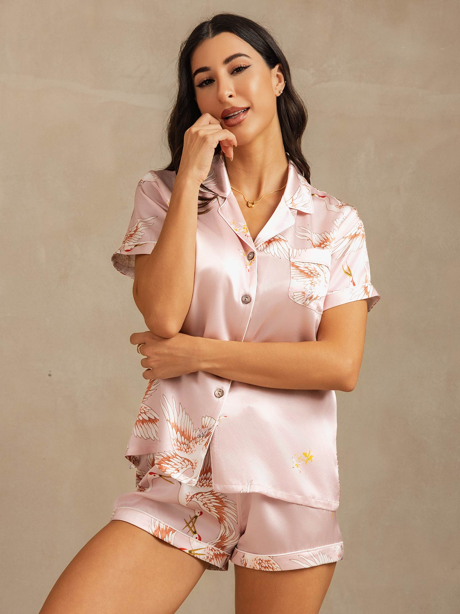 Heather | Two-Tone Pyjama Set