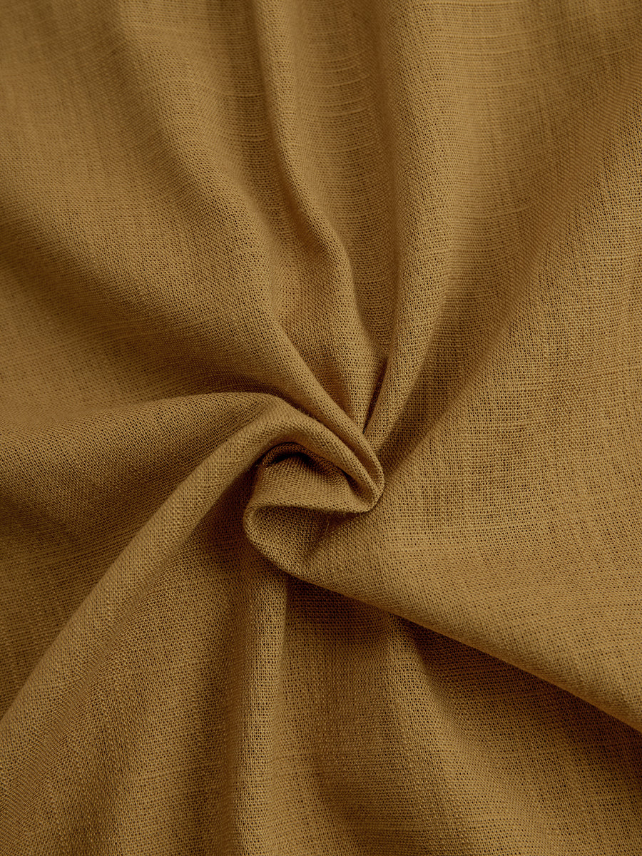 Paige | Mustard Elegant Linen Blended