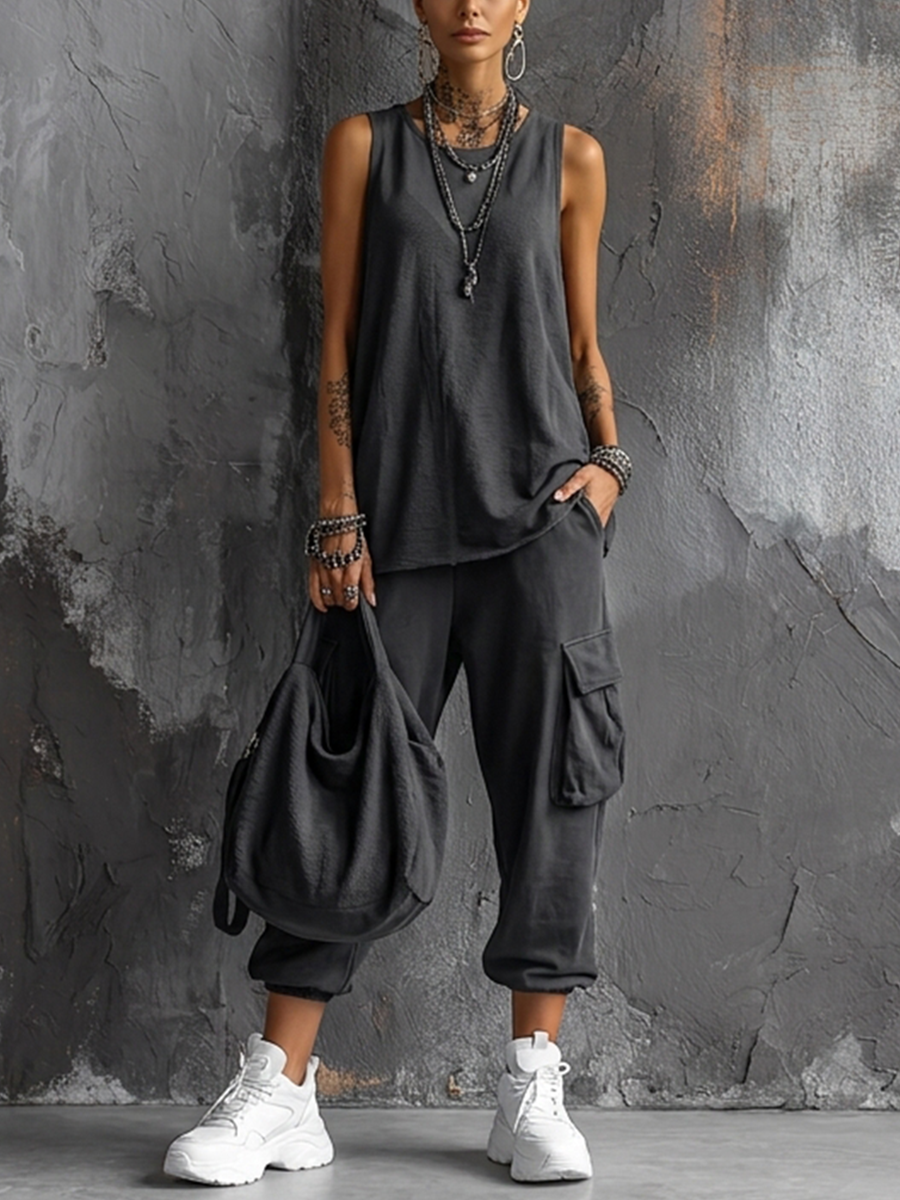 Alexa | Casual Style Dark Gray