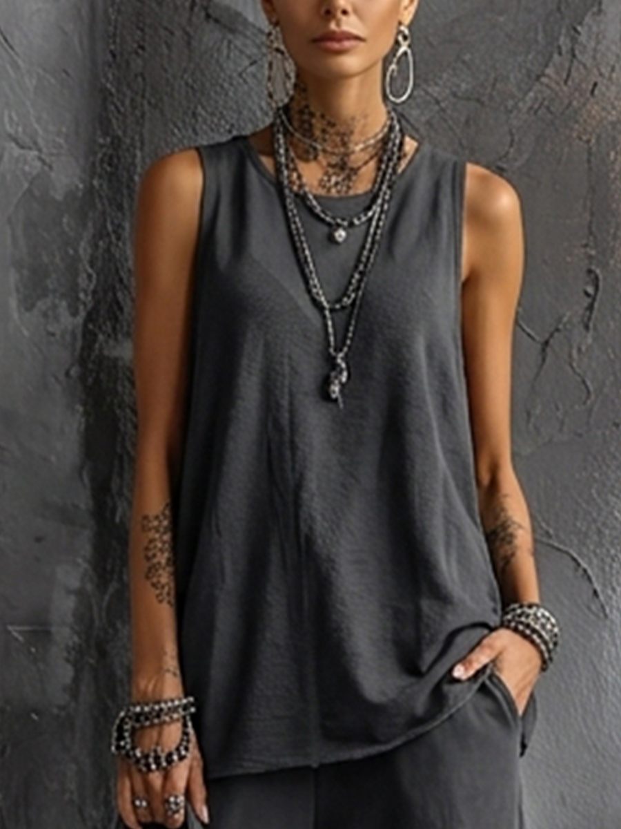 Alexa | Casual Style Dark Gray