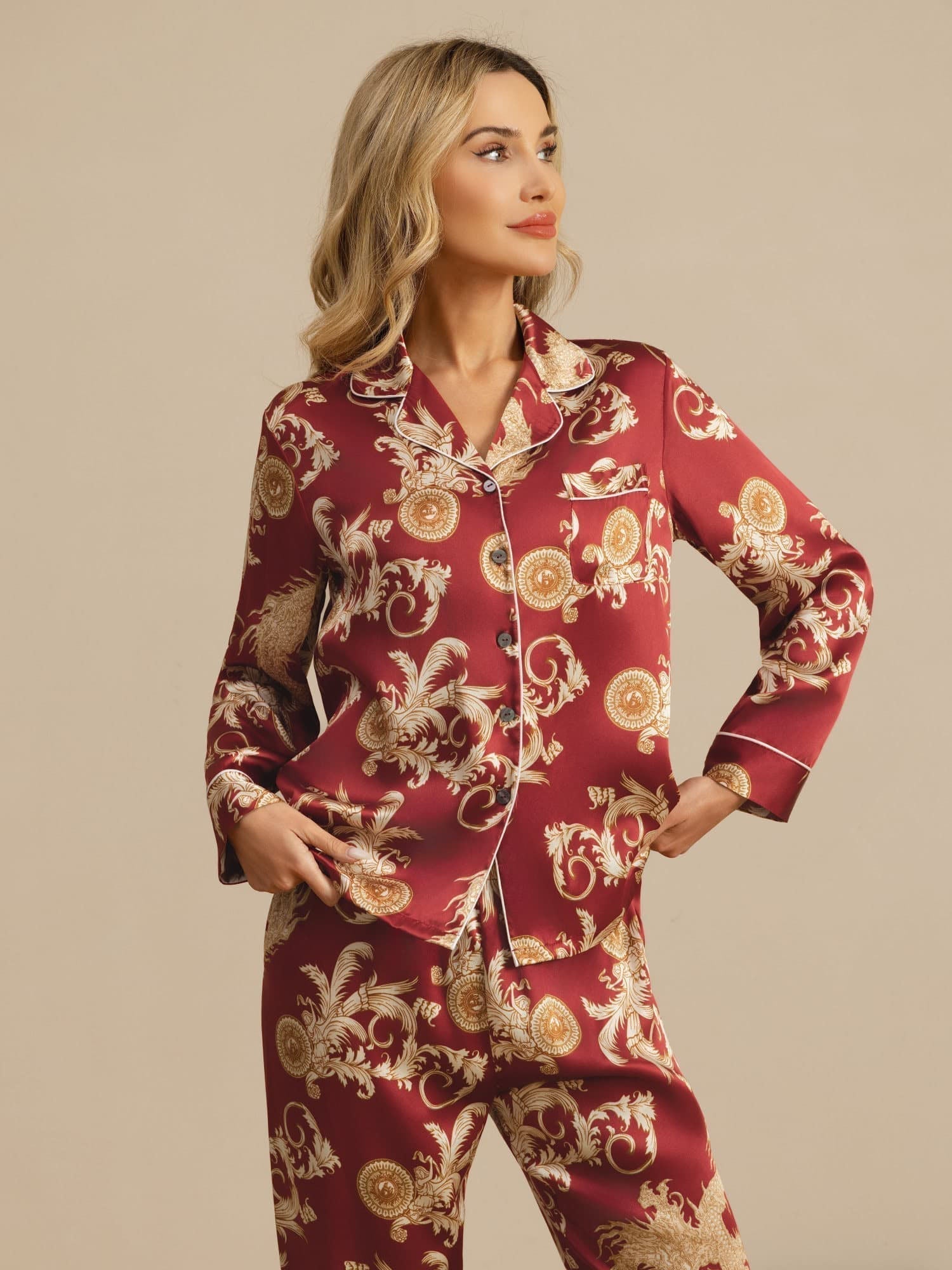 Ivy | Geometric Pyjama Set