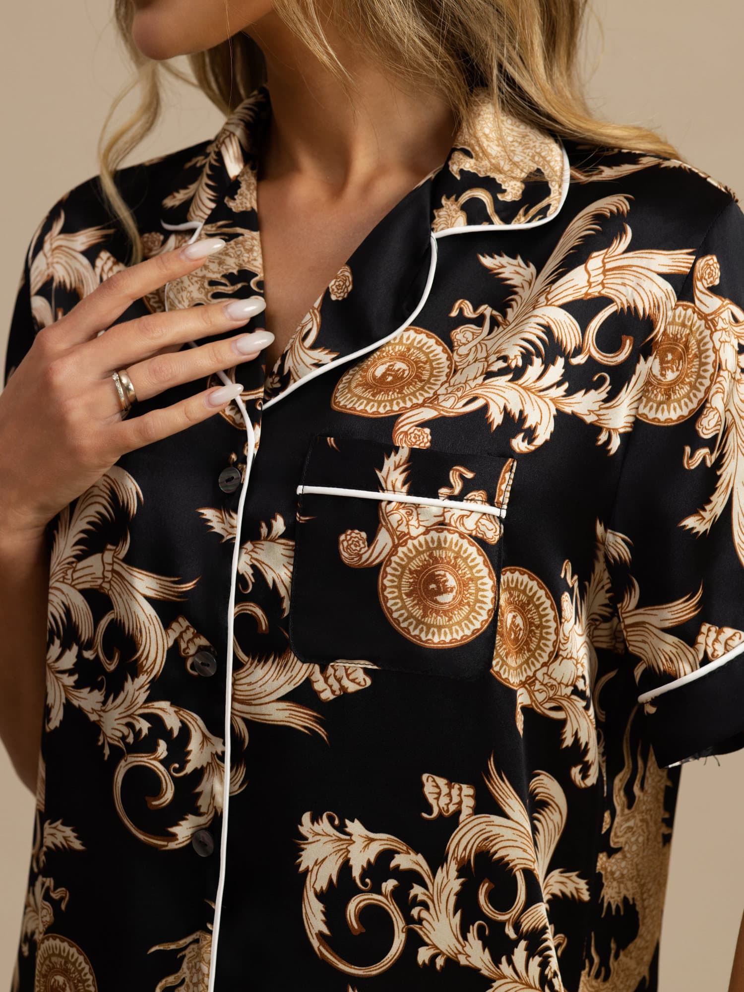 Gwen | Button-Up Pyjama Set