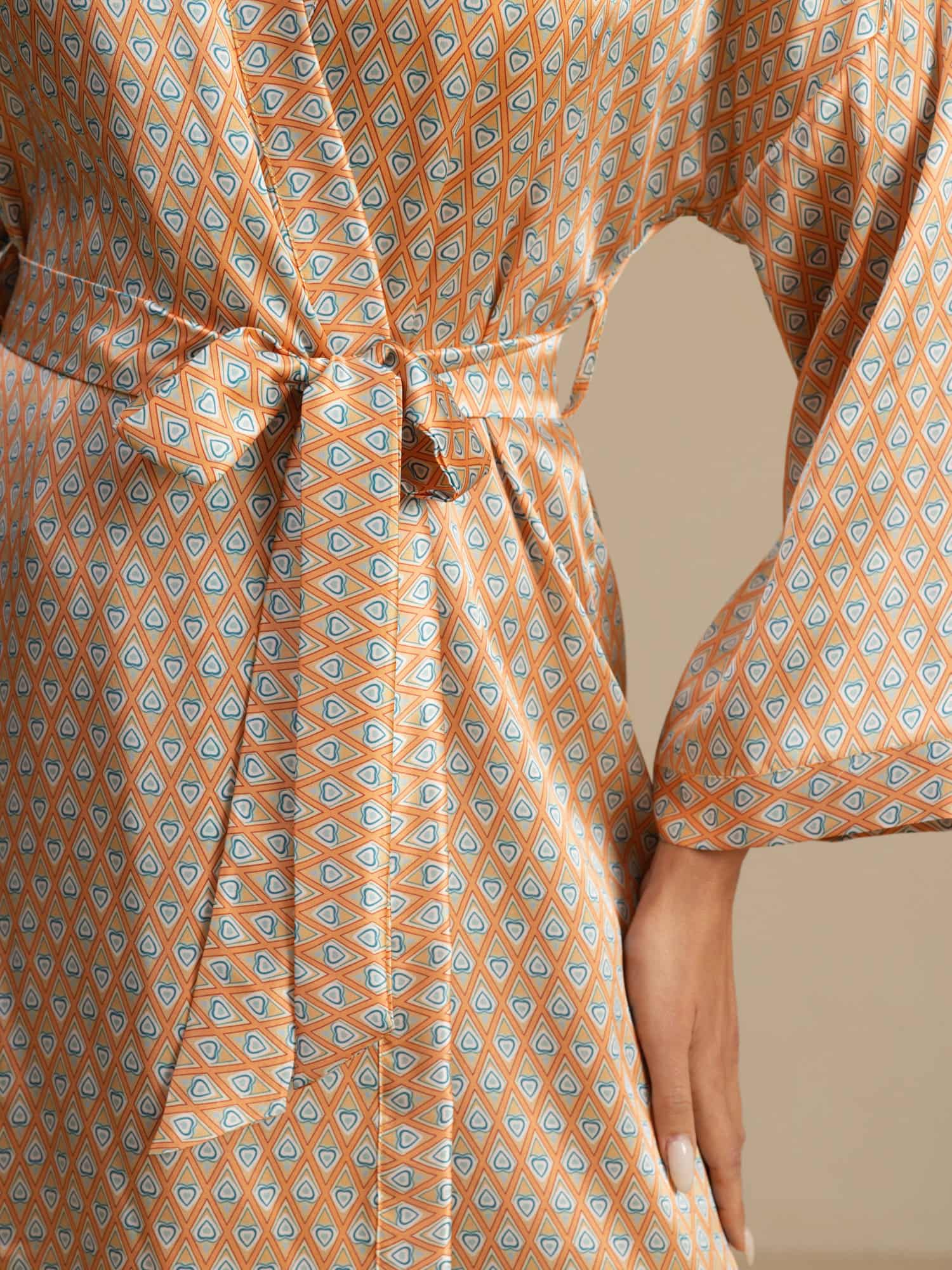 Luna | Short Silk Nightgown