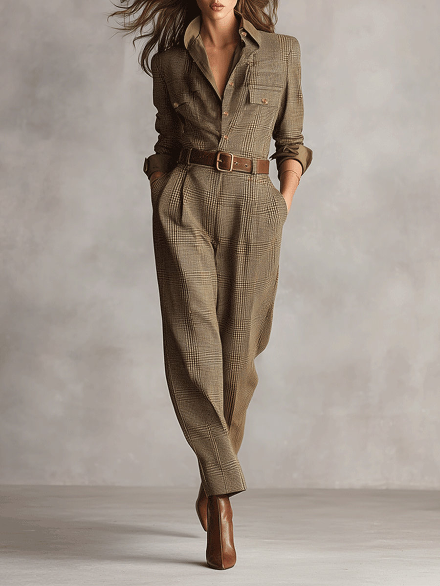 Louise | Brown Sophisticated Tweed