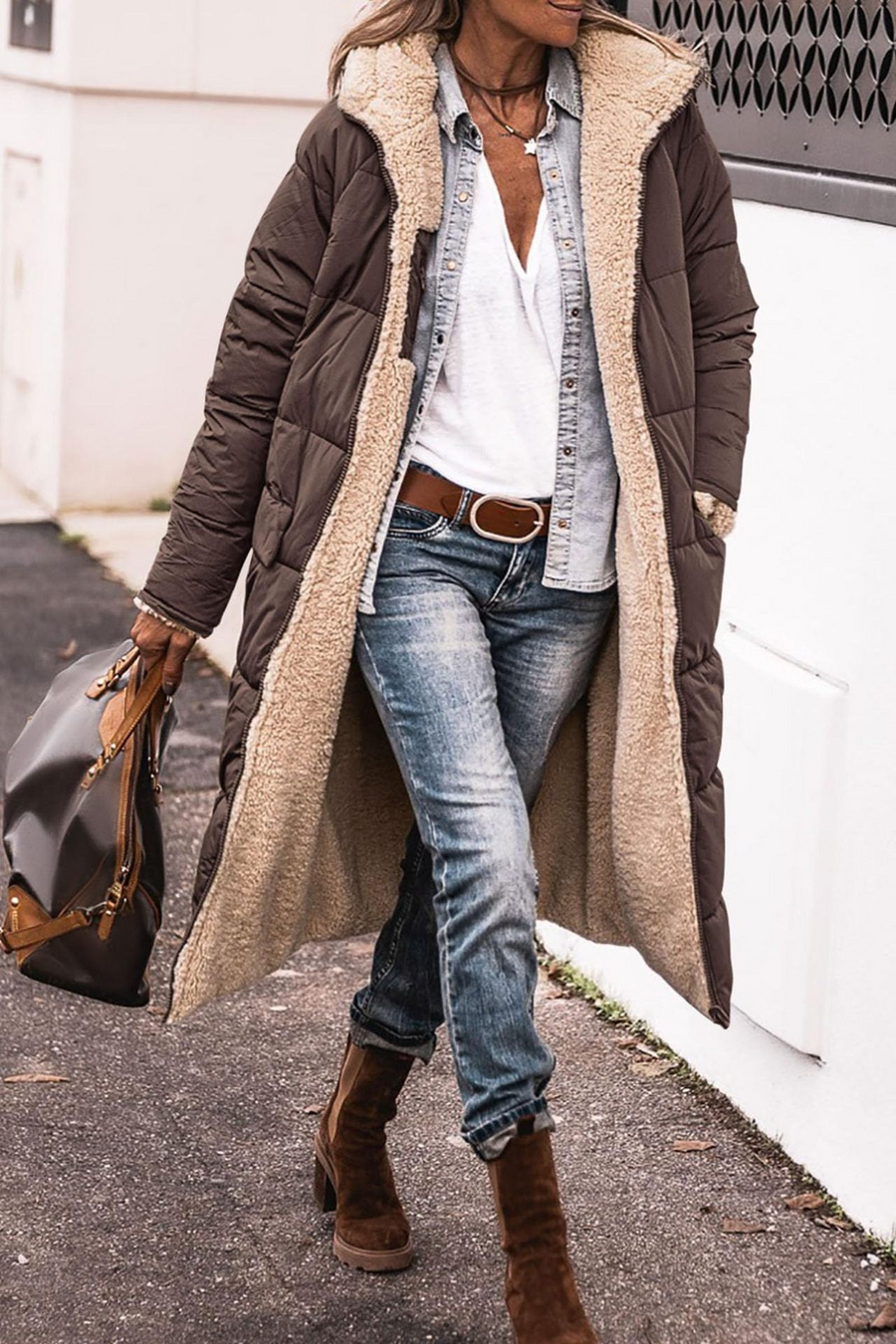Sasha | Elegant Reversible Coat