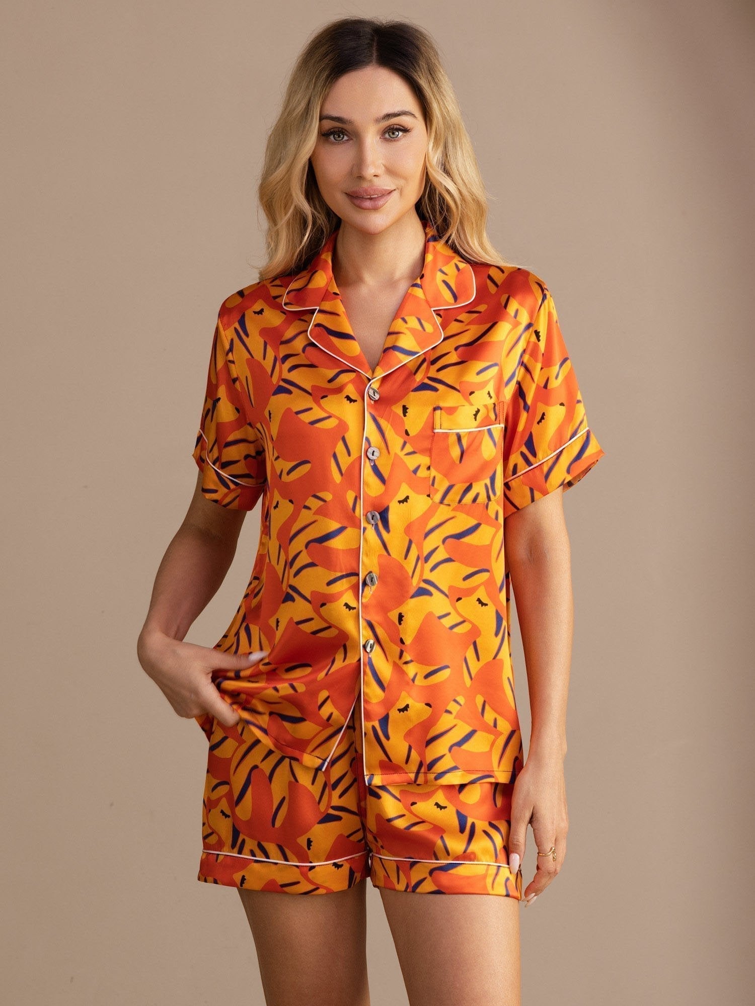 Abigail | Printed Pyjama Set