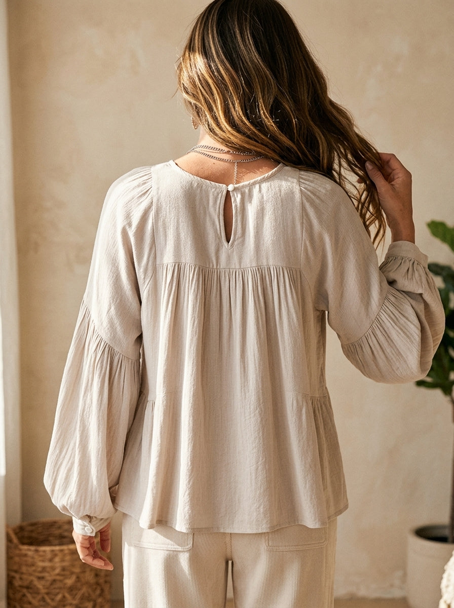 Eleanor | Airy Vintage-Inspired Ruffle Soft Ruffle Bohemian