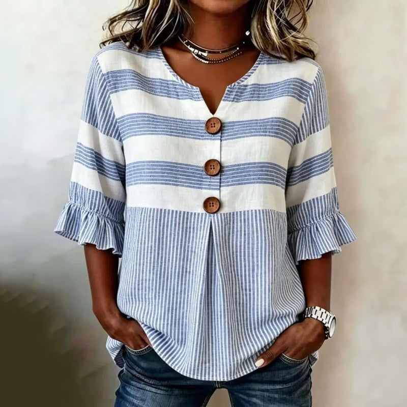 Penelope | Relaxed Striped Blouse
