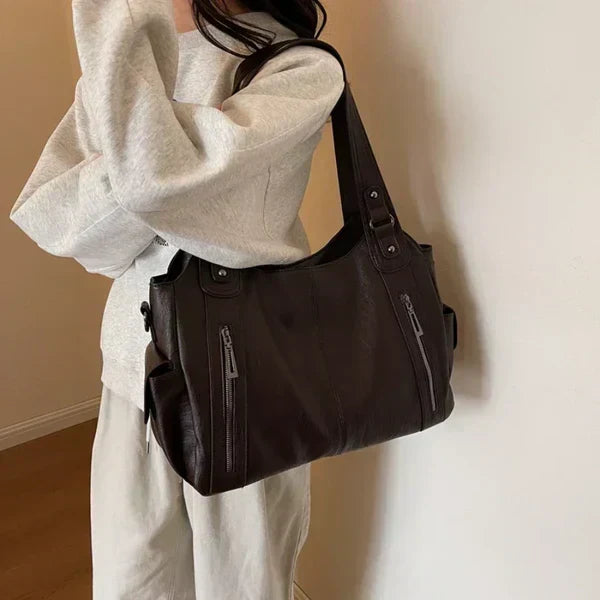 Rae | Classic Leather Handbag