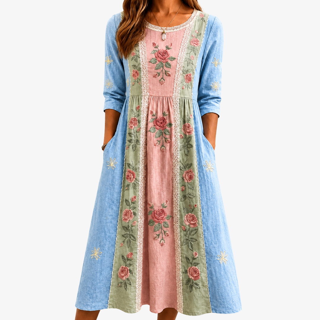 Amy | Vintage Rose Garden Patchwork