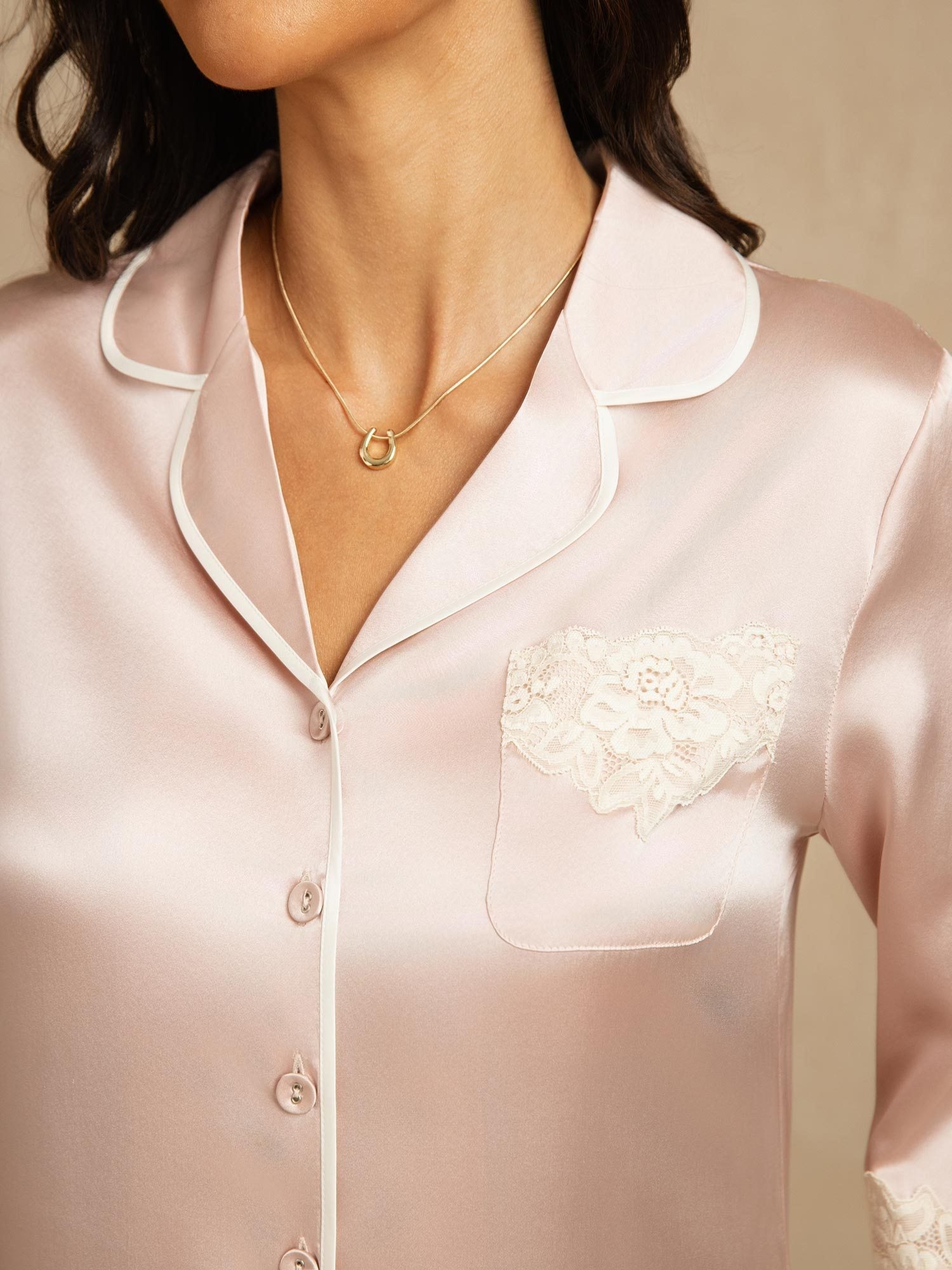 Lara | Chic Lace Trim Nightgown