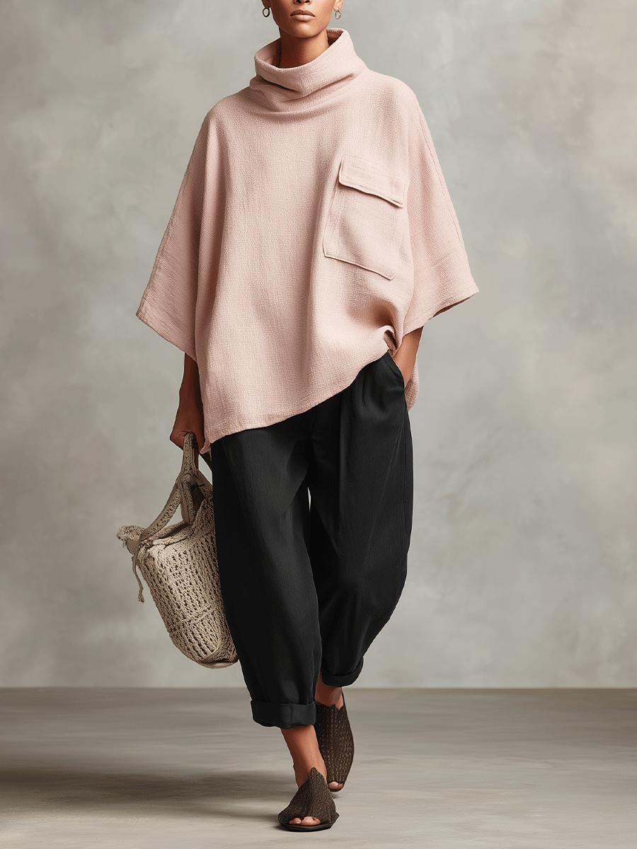 Sophie | Pink Bohemian Tie Pocket