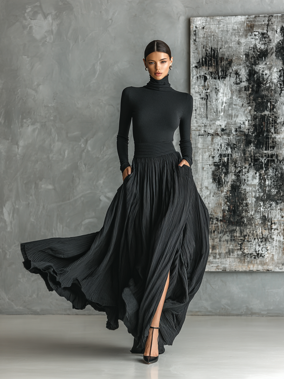 Wren | Fashion All Black Skinny