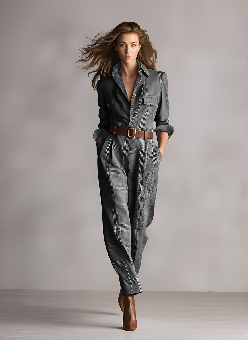 Louise | Brown Sophisticated Tweed