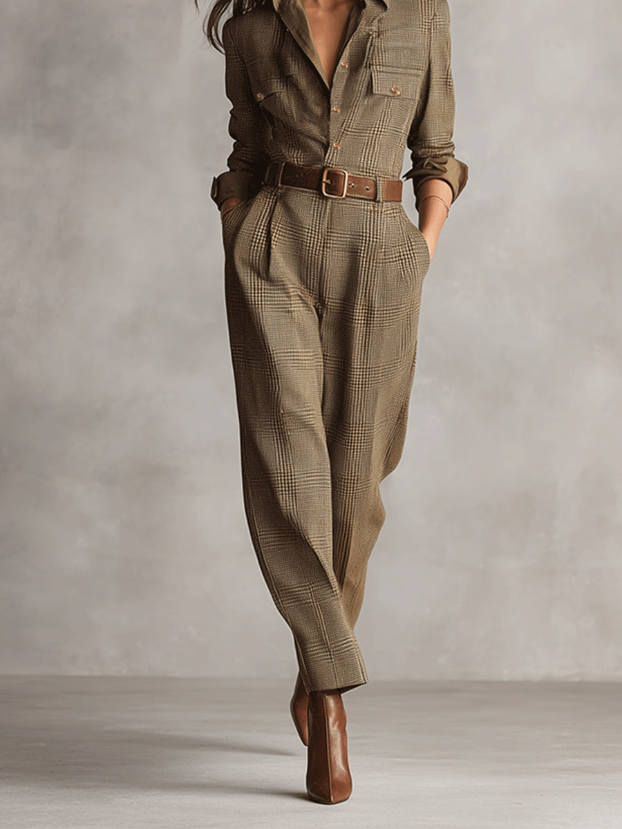 Louise | Brown Sophisticated Tweed