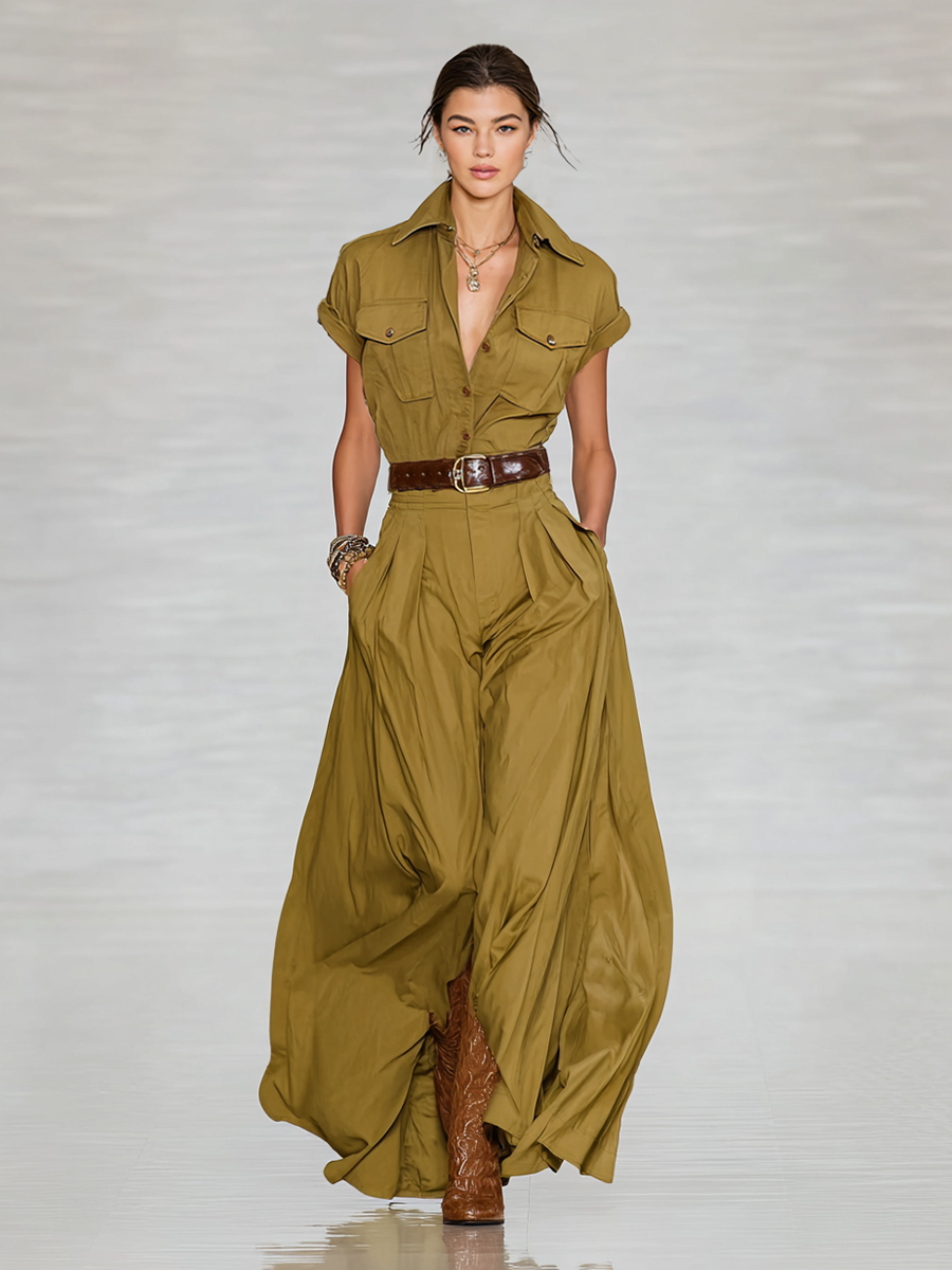 Wendy | Cotton Blend Lapel Single-breasted