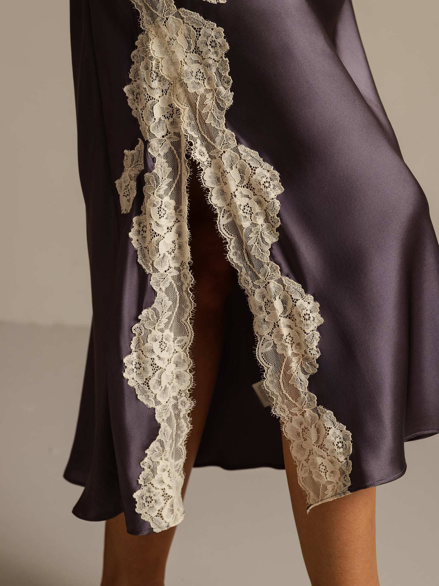 Cara | Delicate Lace Trim Nightgown