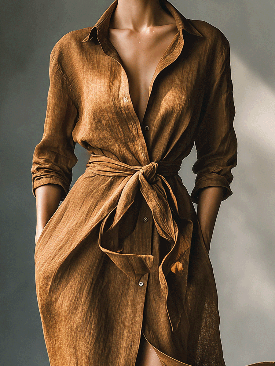 Willow | Vintage Brown Blend Shirt