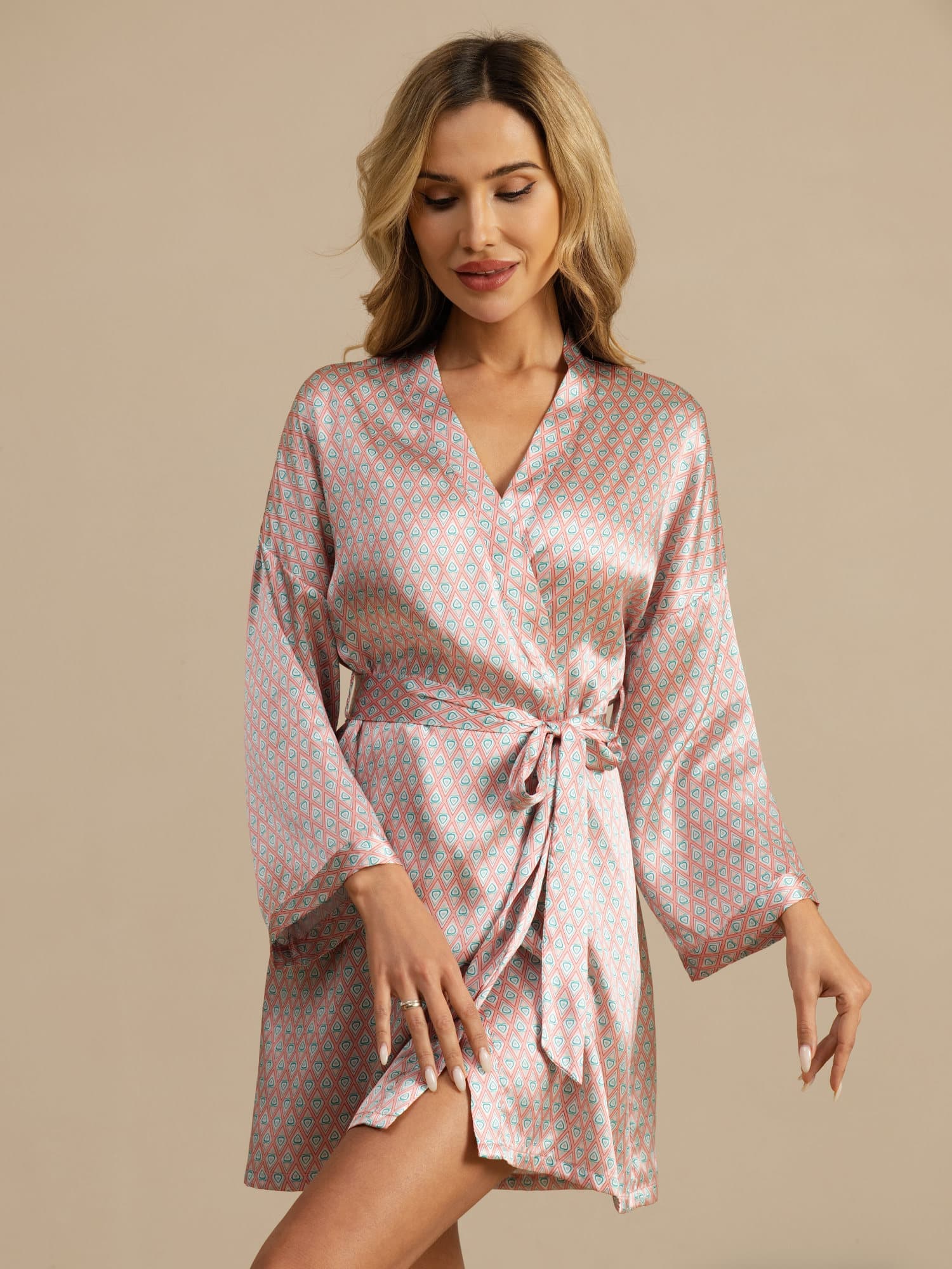 Luna | Short Silk Nightgown