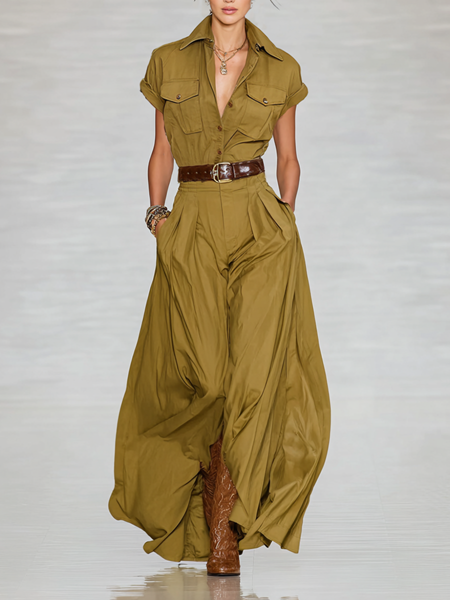 Wendy | Cotton Blend Lapel Single-breasted