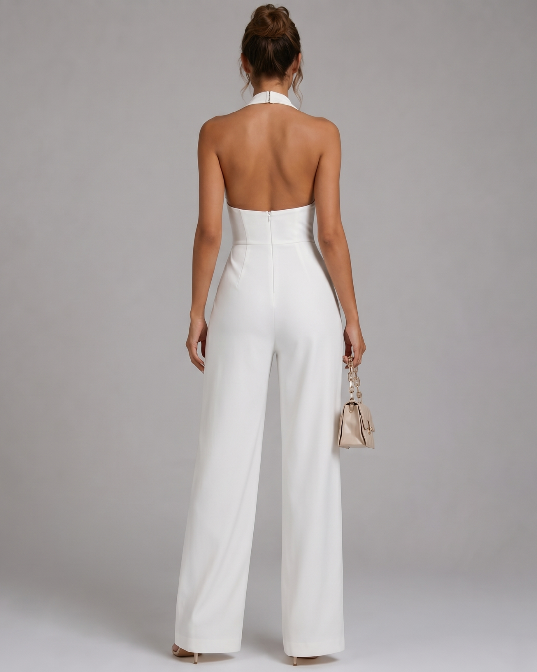 NYMERA | Halterneck Wide-Leg Jumpsuit
