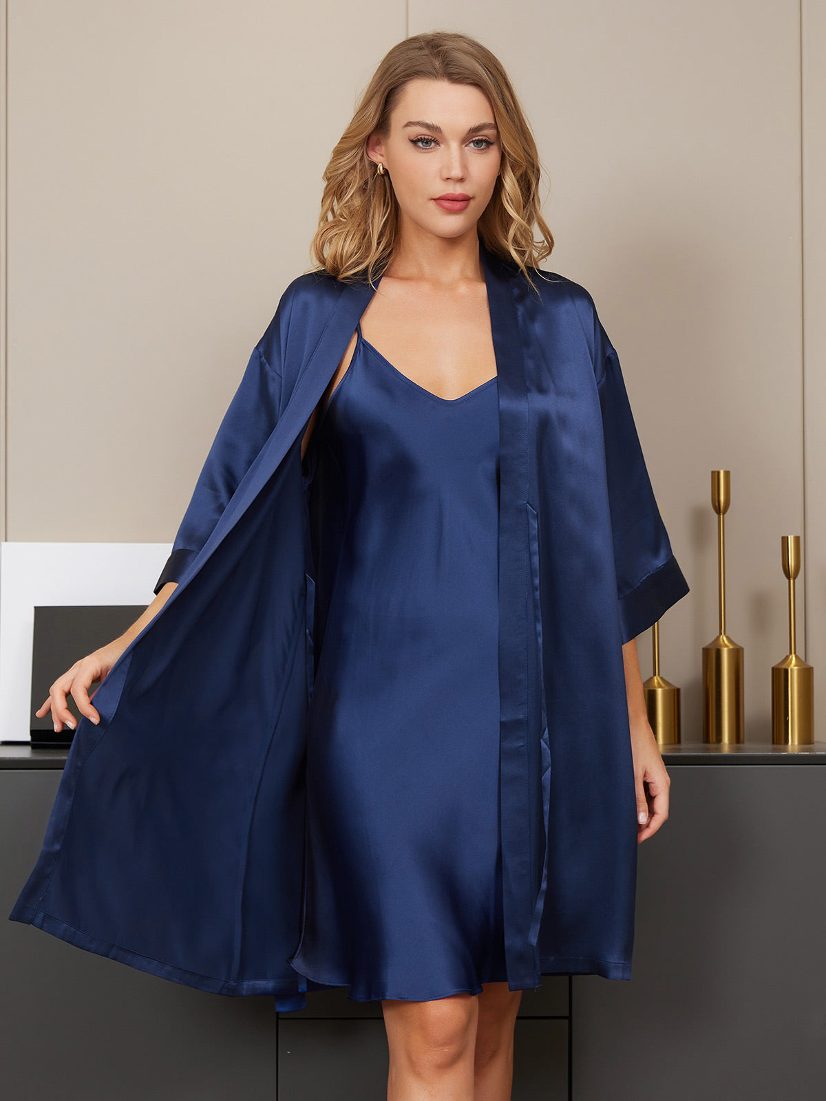 Bianca | Luxe Kimono Robe