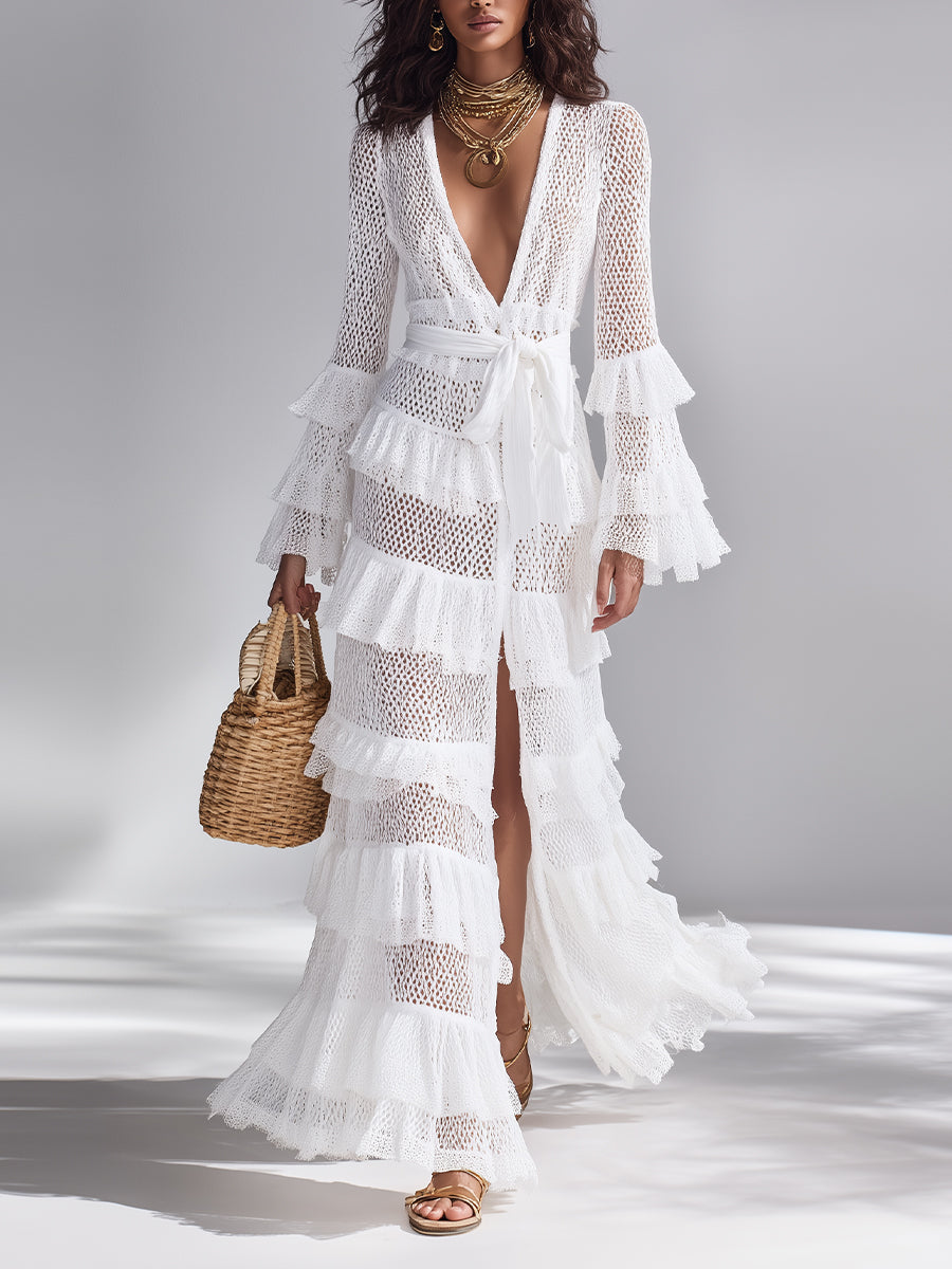Kit | Crisp White Crochet Knit