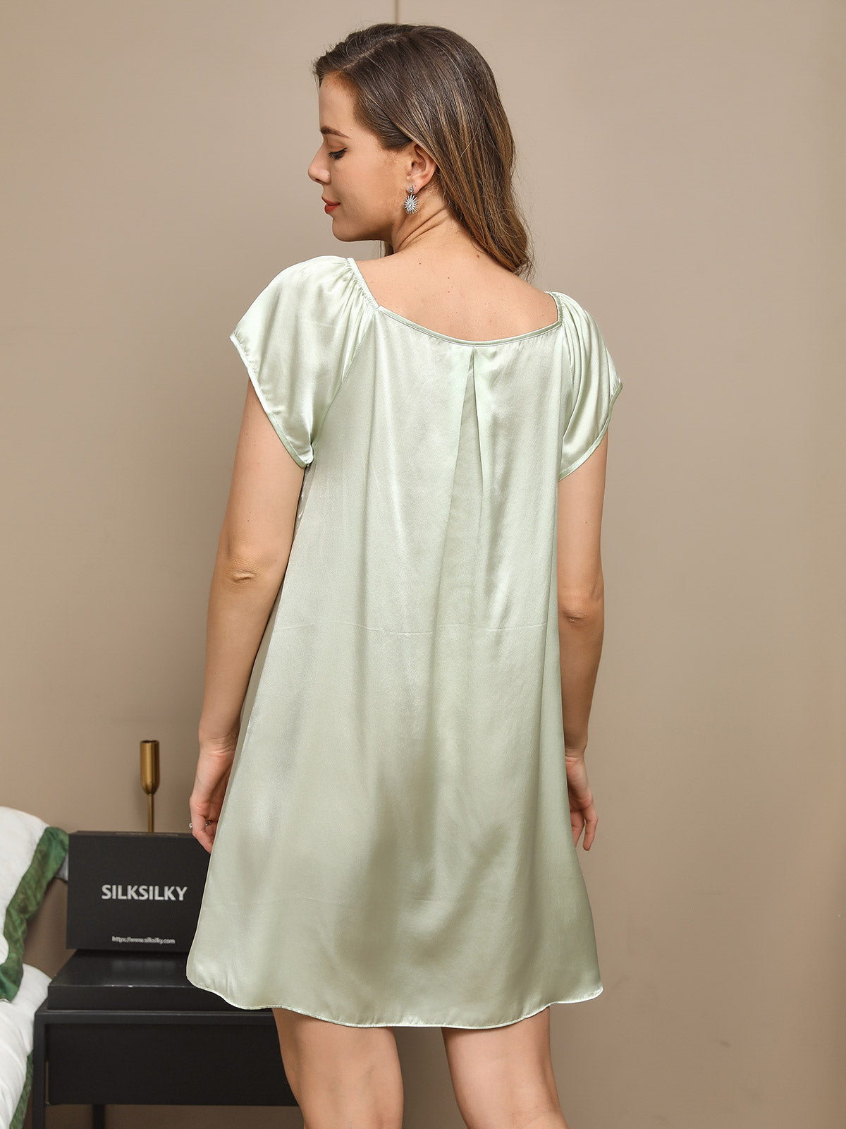 Bonnie | Refined Silk Nightgown