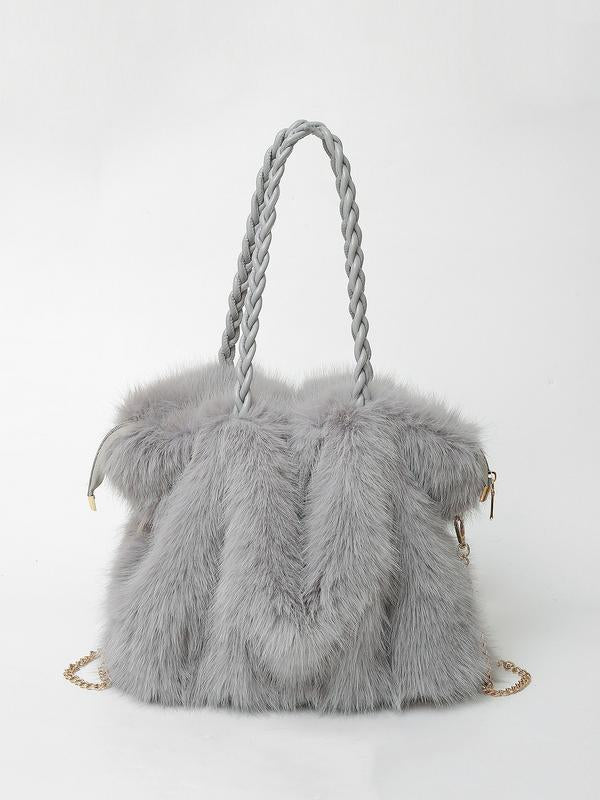 Charlotte | Velvet Tote Bag