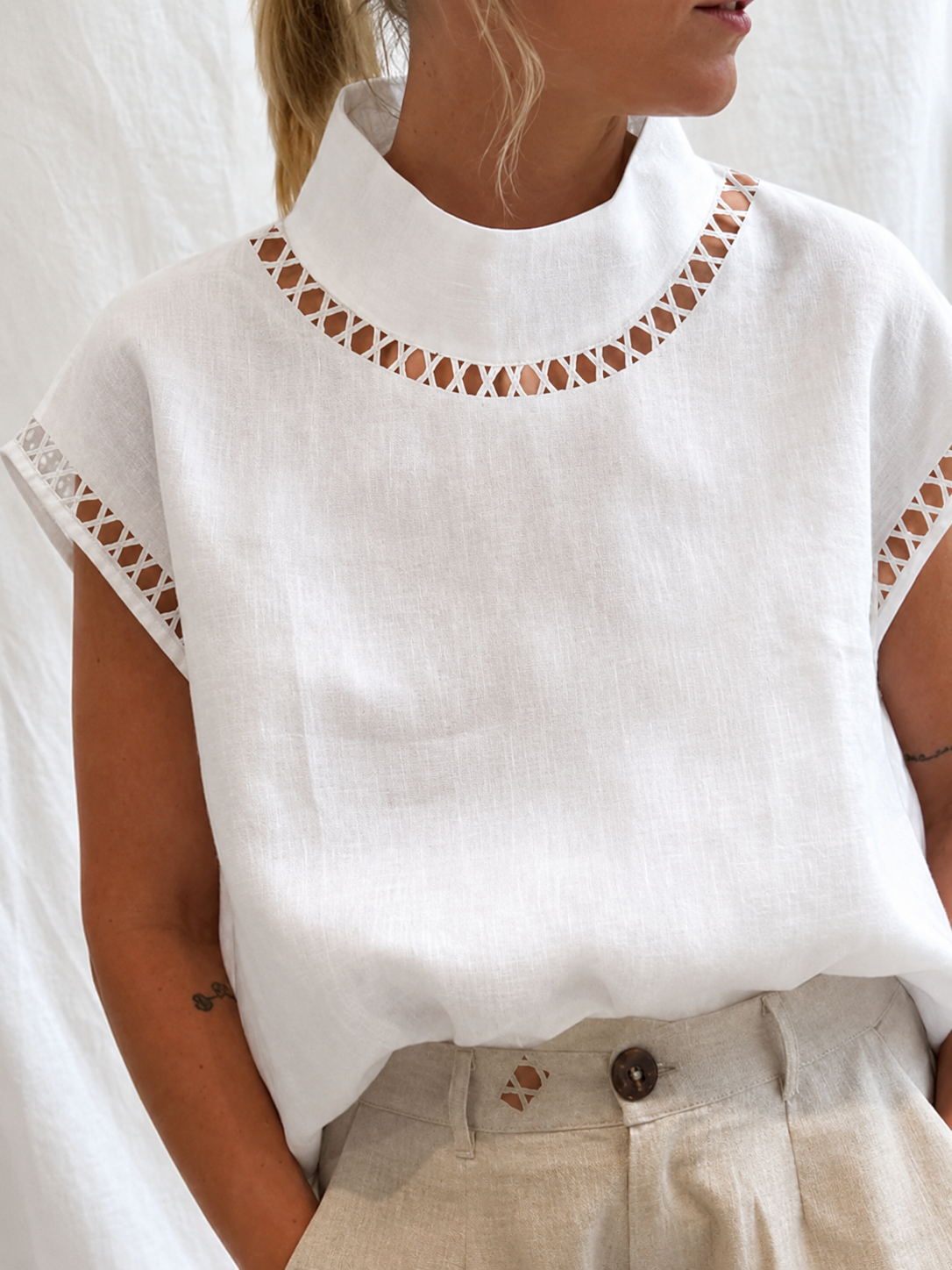 Lexi | Crew Neck Blouse