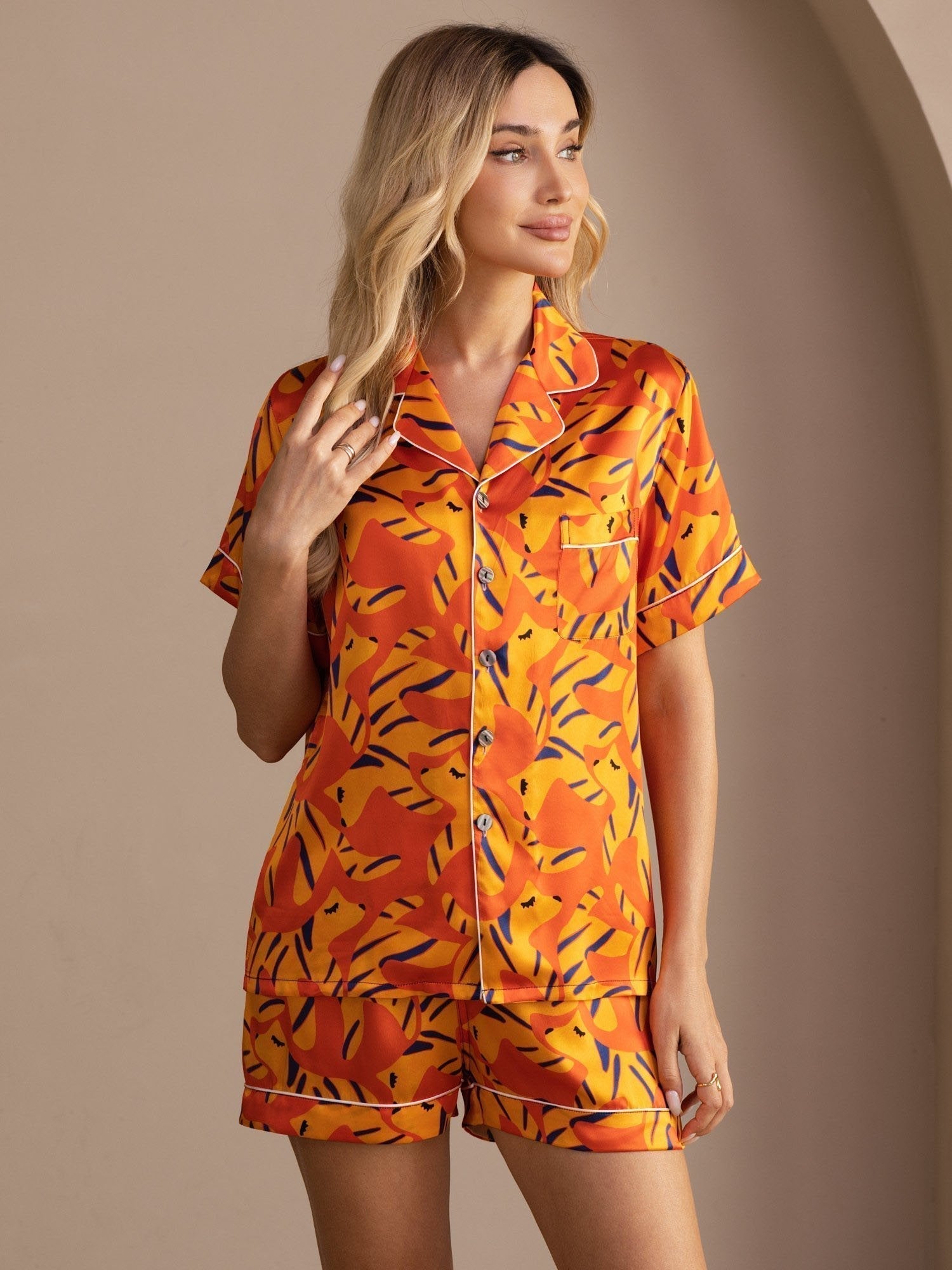 Abigail | Printed Pyjama Set