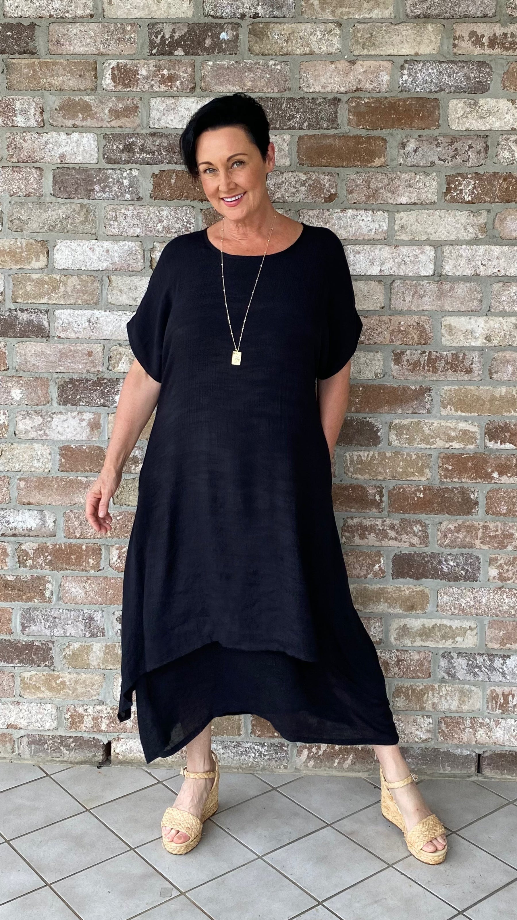 Katherine | Brigitte Classic Black Dress