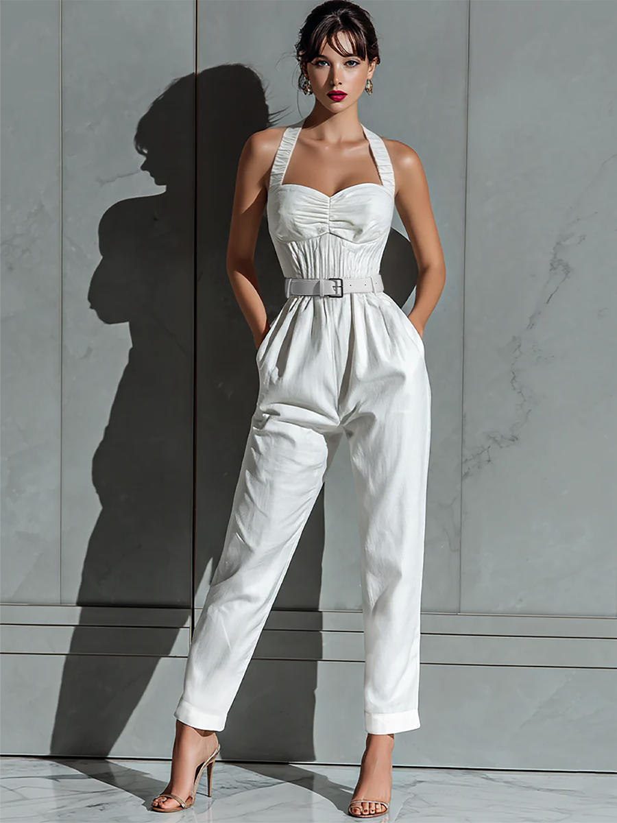 Laura | Ivory Cotton Linen Blend
