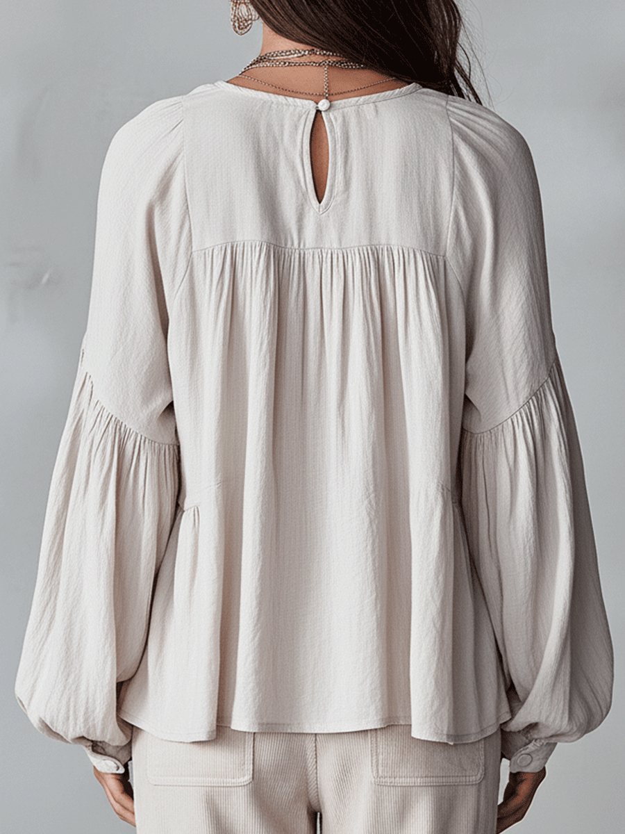 Eleanor | Airy Vintage-Inspired Ruffle Soft Ruffle Bohemian